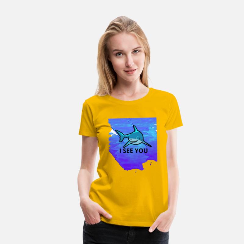 a shark in tthe sea