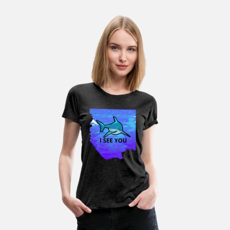 a shark in tthe sea