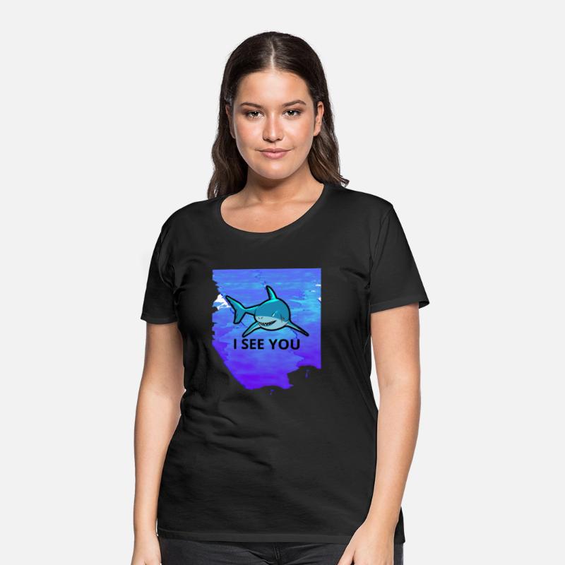 a shark in tthe sea