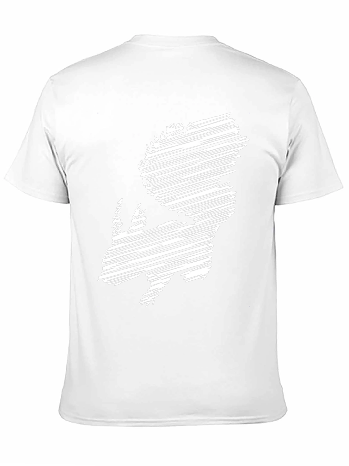 Abstract Rhino Graphic T-Shirt - Casual Wear