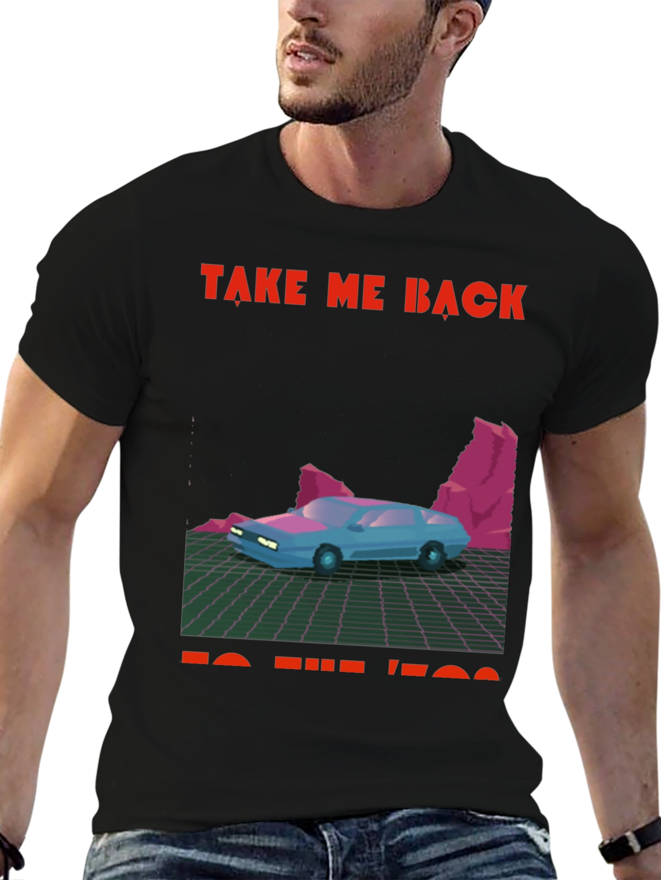 Retro 80s Car Graphic Tee