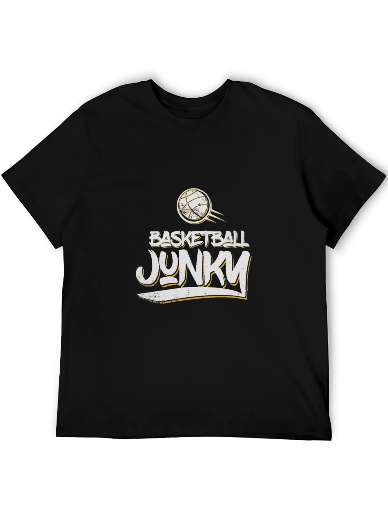 Basketball Junky T-Shirt - Black Graphic Tee