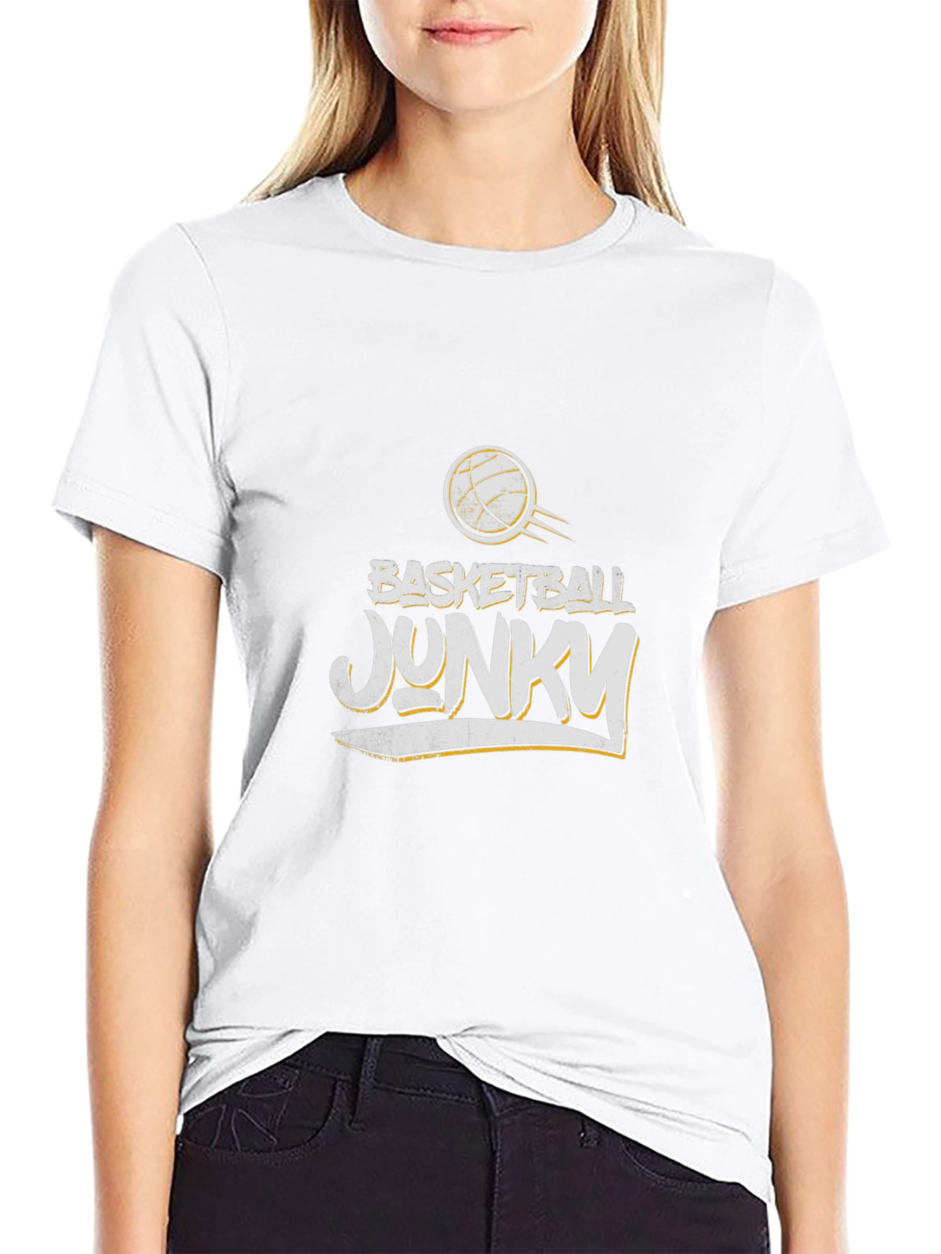 Basketball Junky T-Shirt - Black Graphic Tee