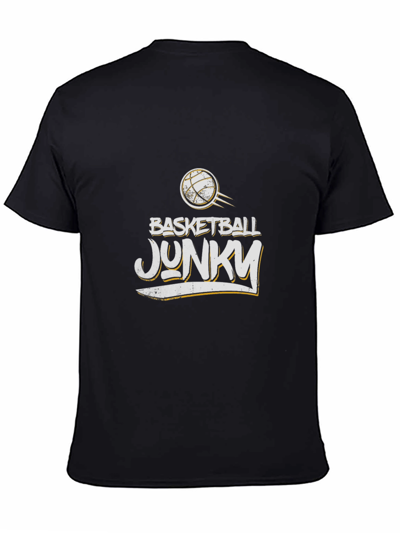 Basketball Junky T-Shirt - Black Graphic Tee