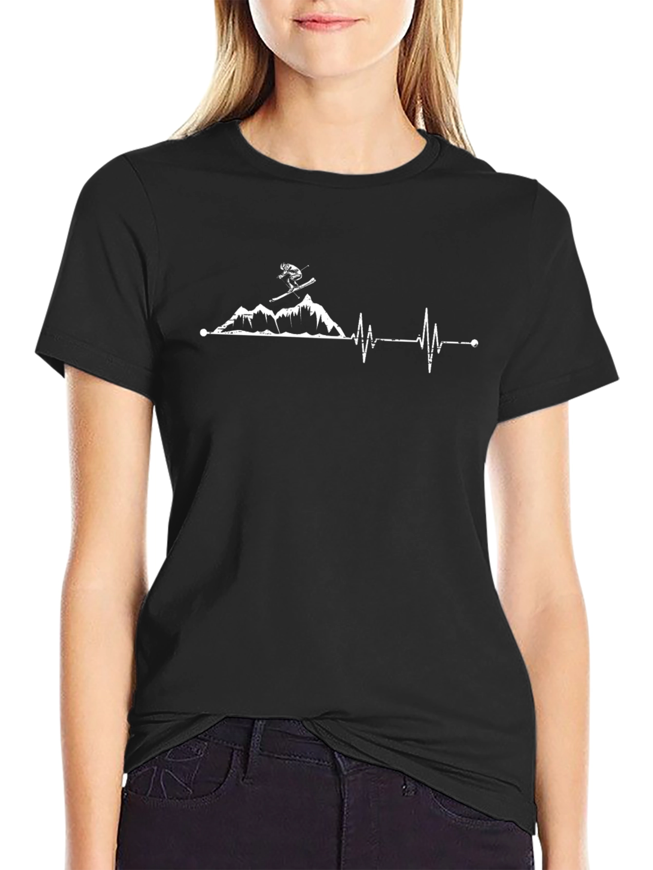 Ski Heartbeat T-Shirt