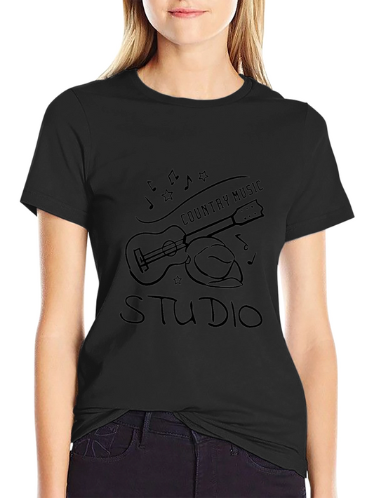 Country Music Studio Graphic T-Shirt