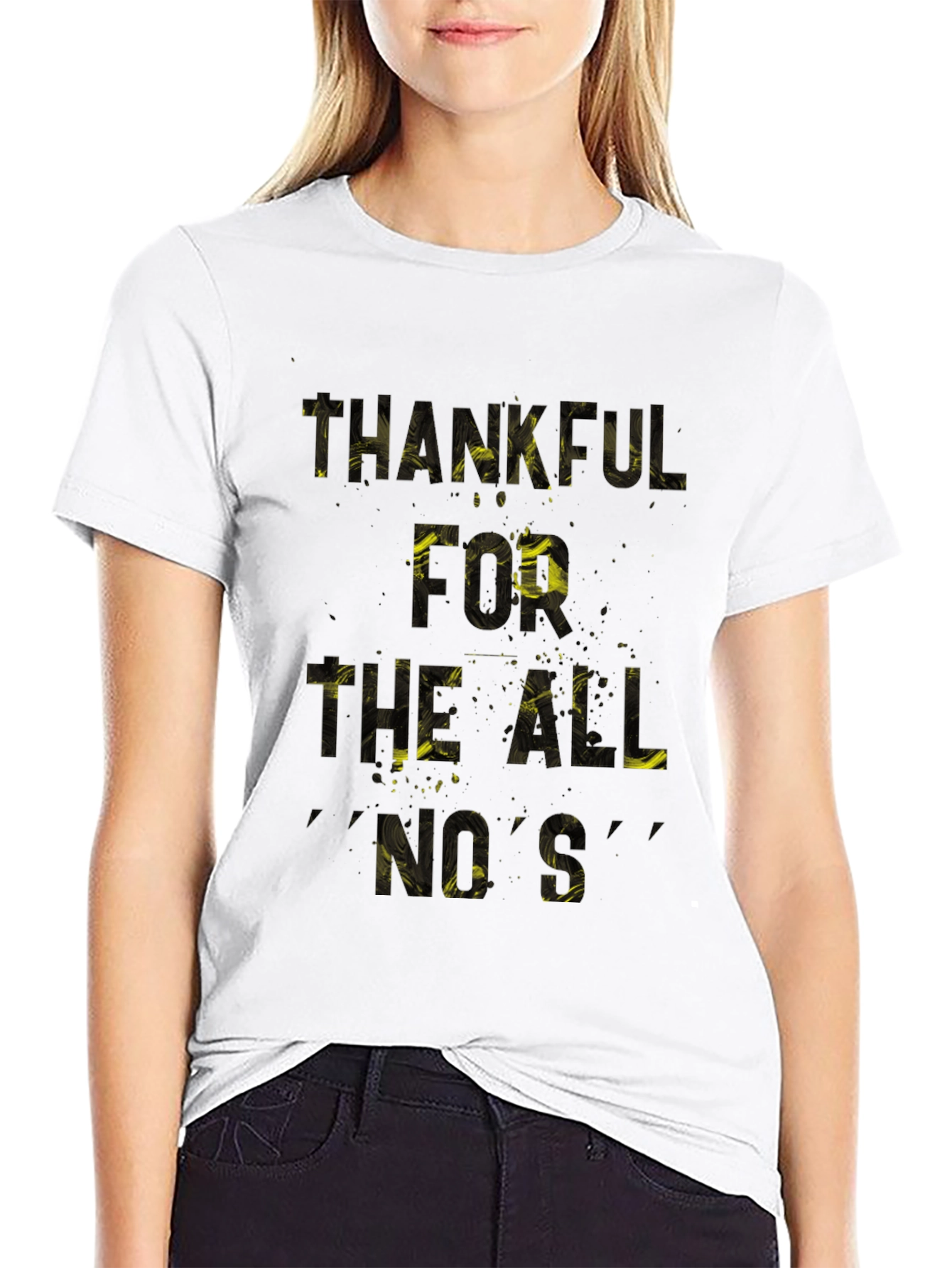 Thankful For The All Nos Black T-Shirt