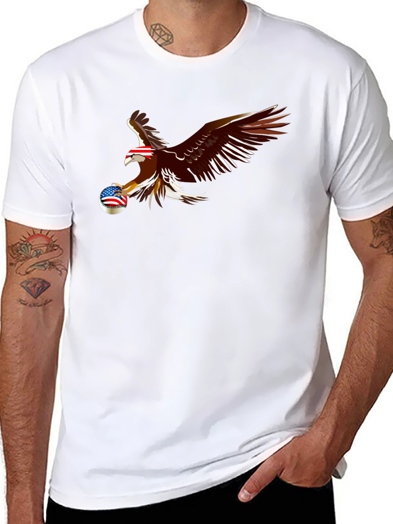 American Eagle Baseball T-Shirt