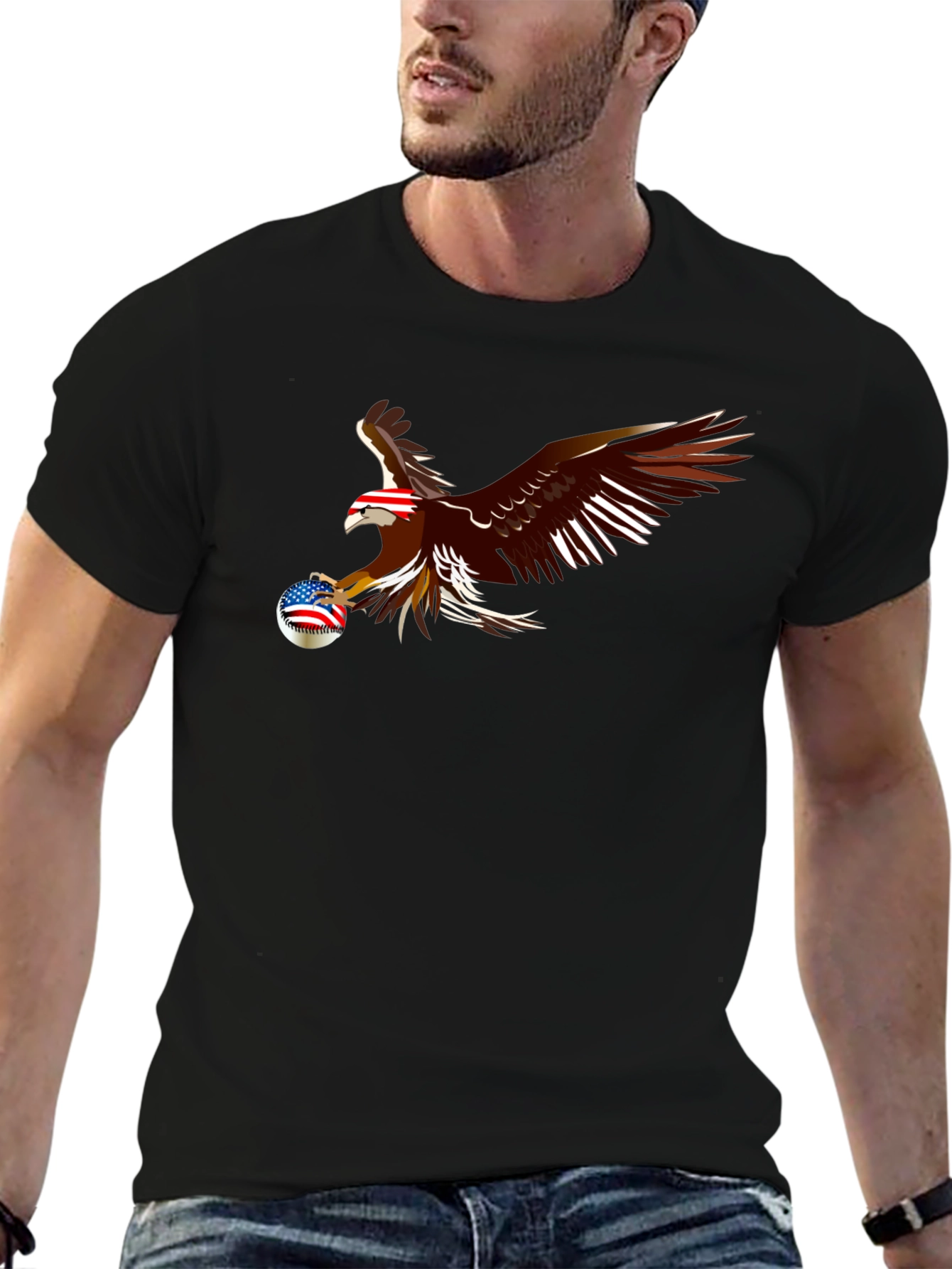 American Eagle Baseball T-Shirt
