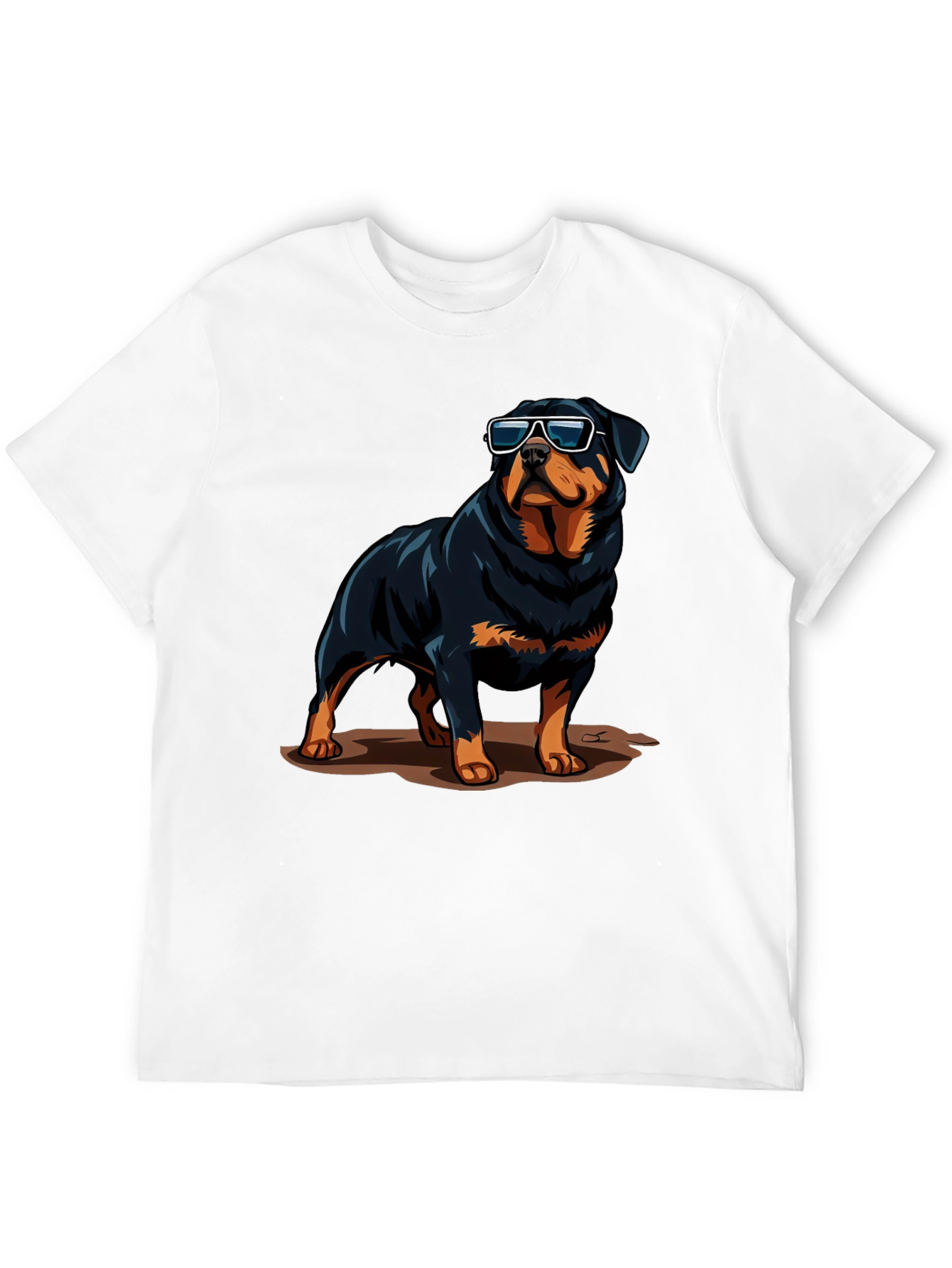 Cool Rottweiler Graphic Tee - Stylish Dog Lover Shirt