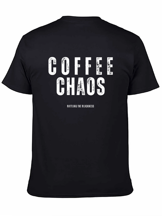 Coffee Chaos Black T-Shirt