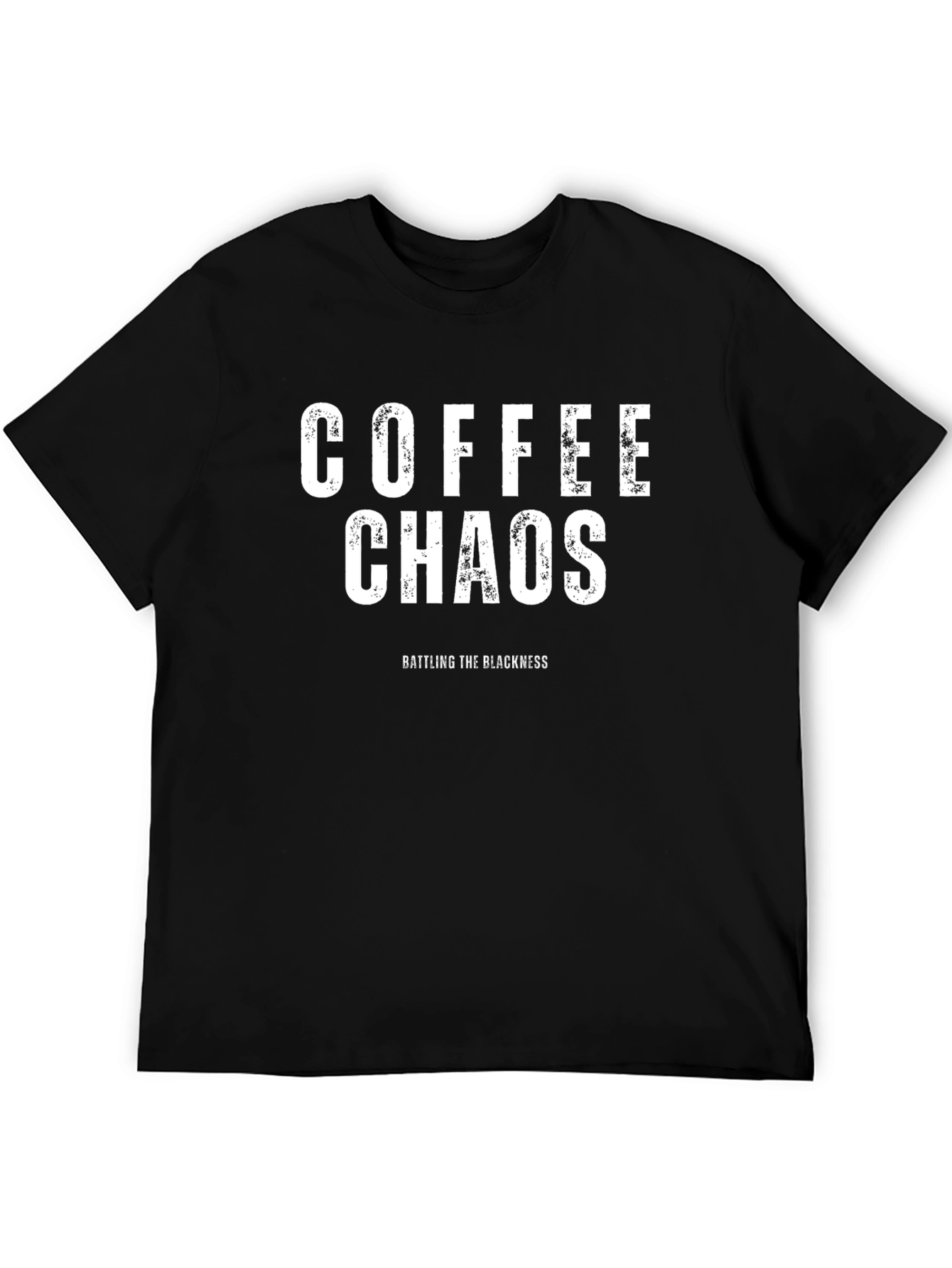 Coffee Chaos Black T-Shirt