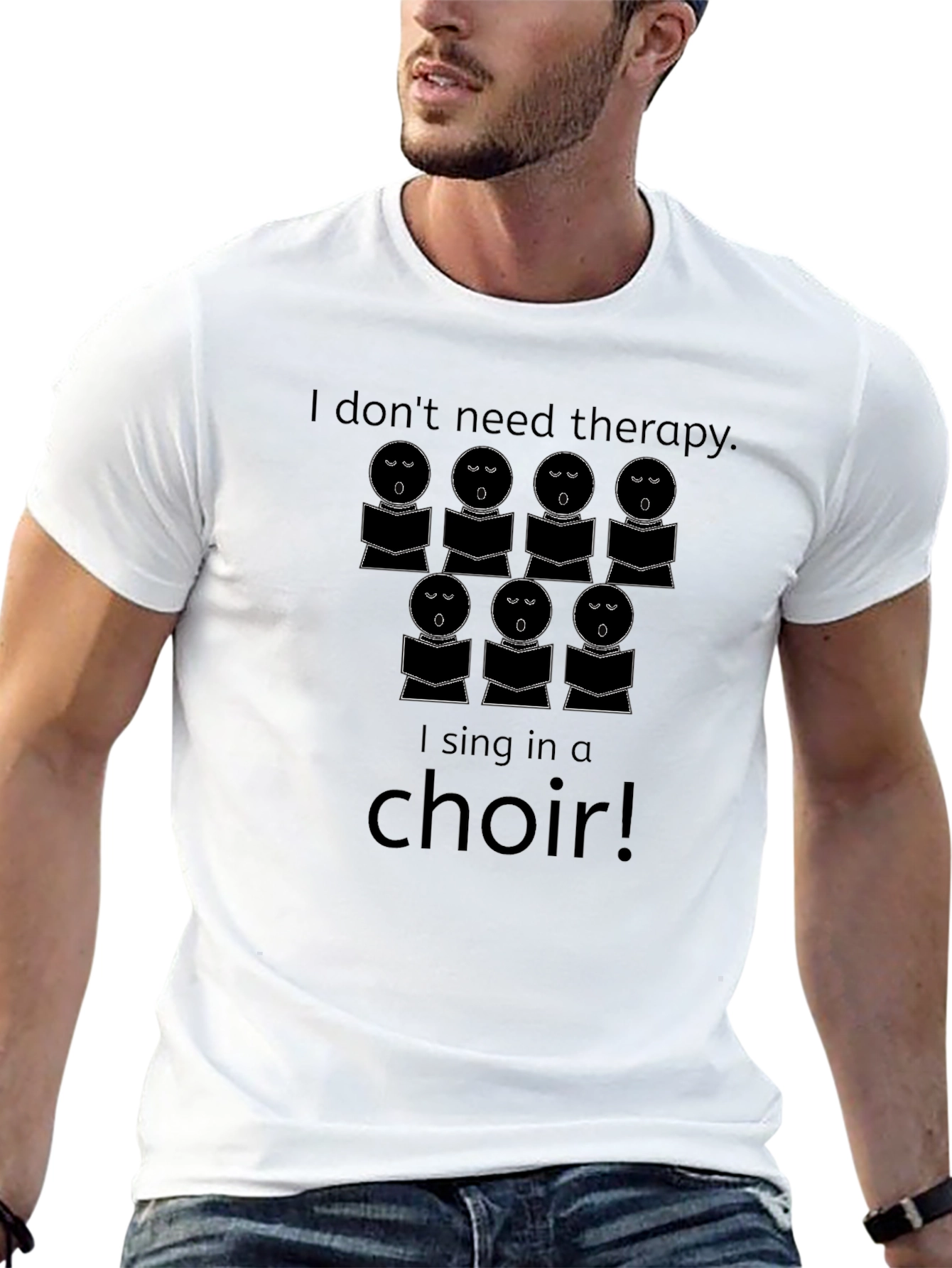 Choir Singer T-Shirt - Music Therapy Funny Tee