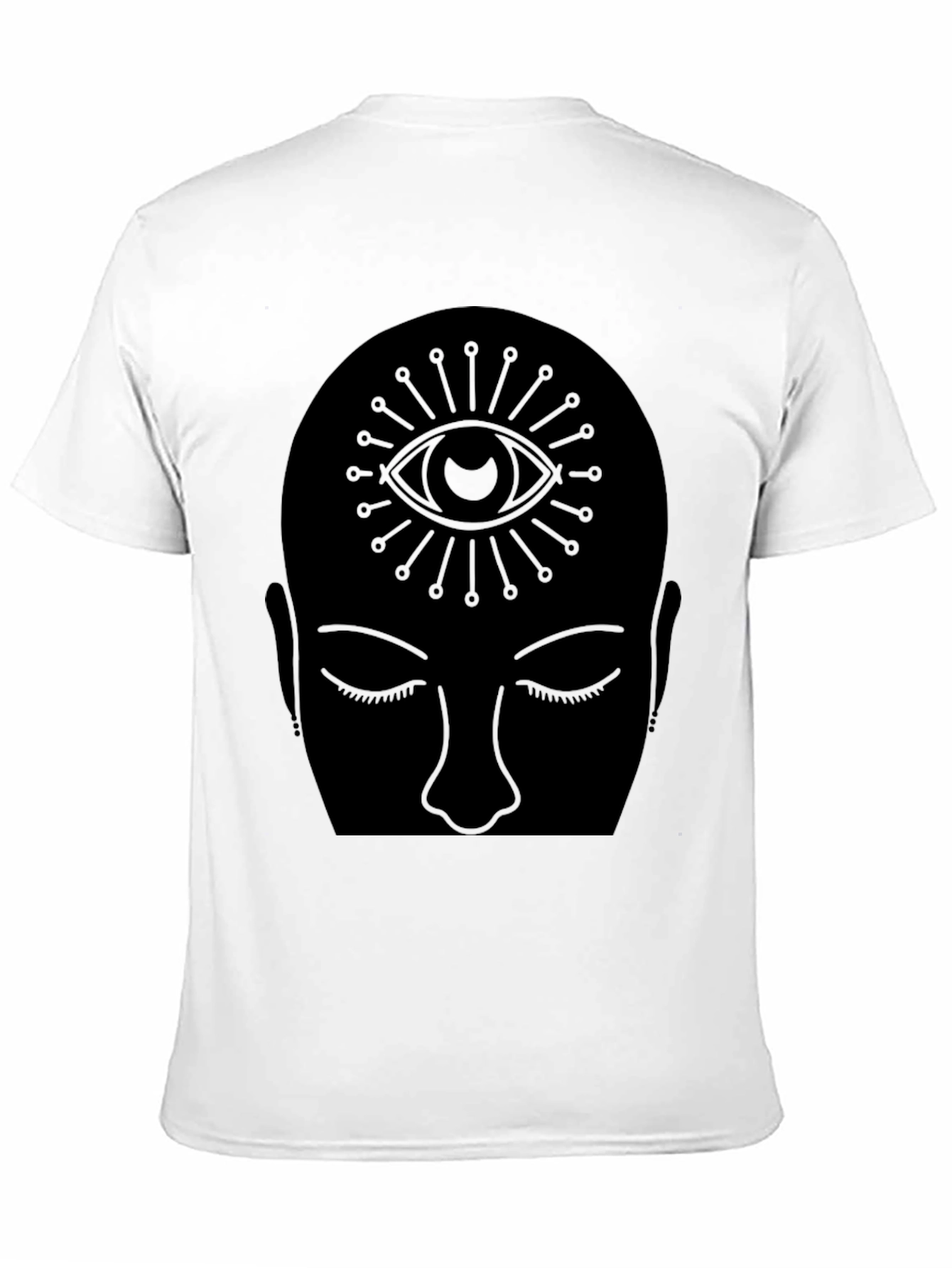 Third Eye Vision Graphic Tee - Black Cotton T-Shirt