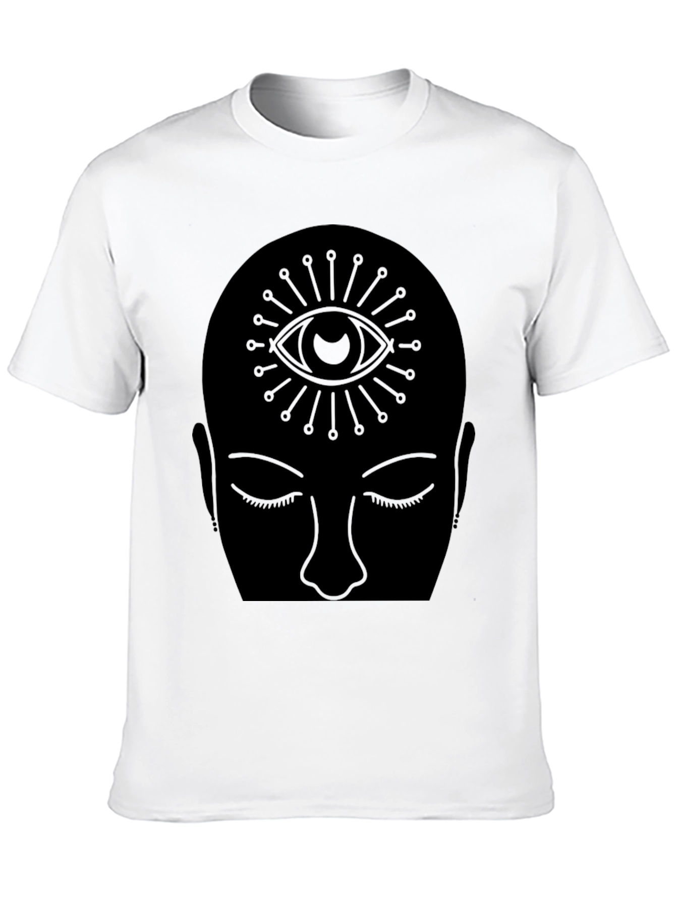 Third Eye Vision Graphic Tee - Black Cotton T-Shirt