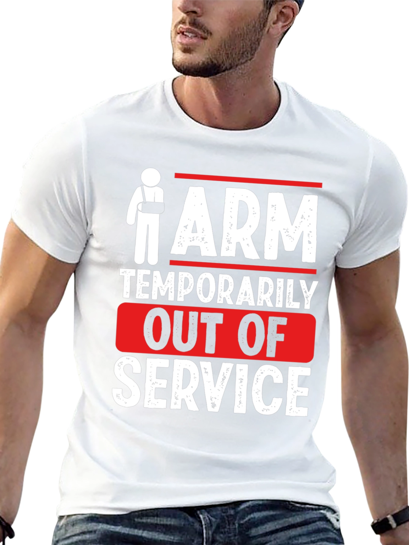 Arm Temporarily Out of Service Graphic T-Shirt