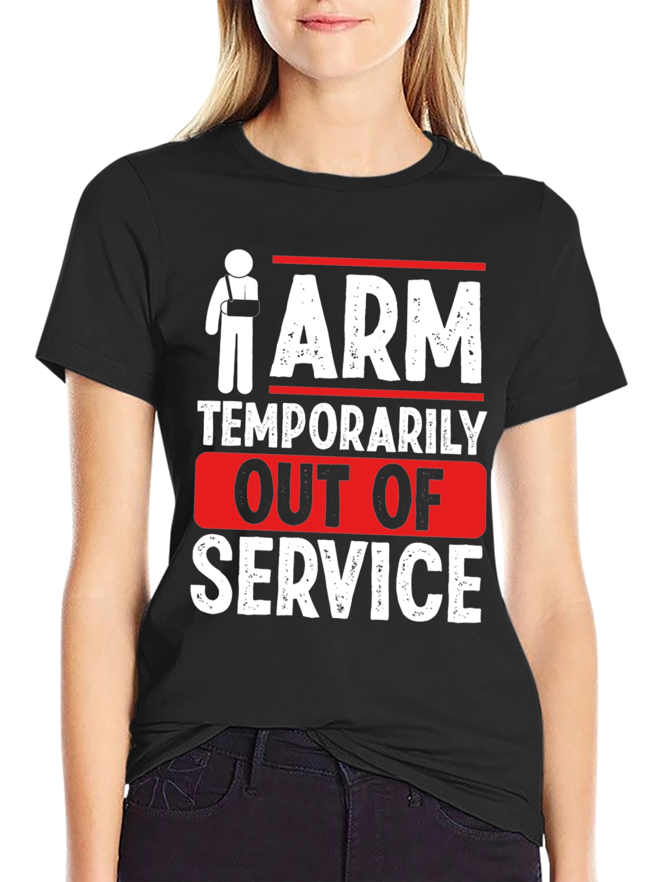 Arm Temporarily Out of Service Graphic T-Shirt