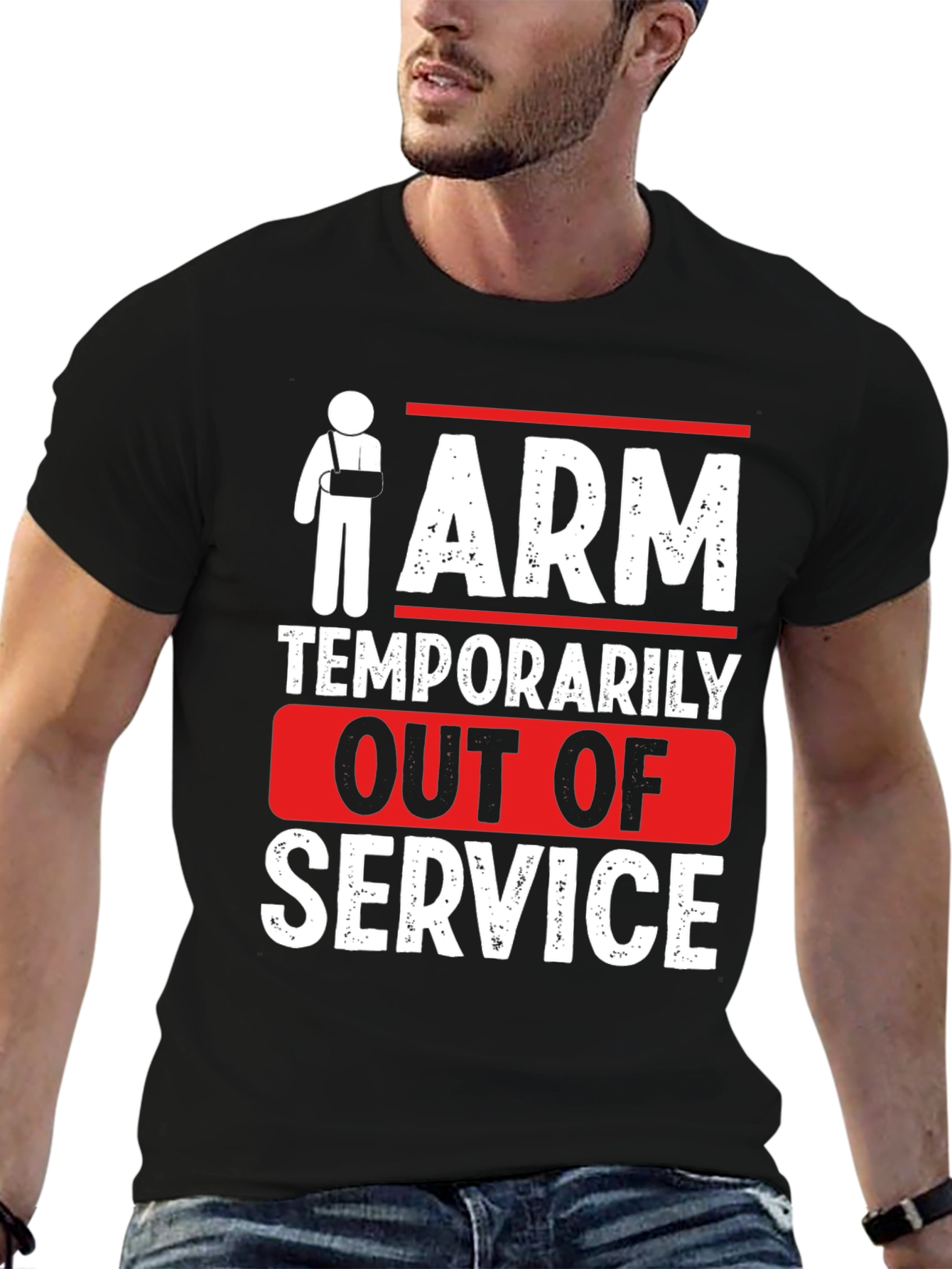Arm Temporarily Out of Service Graphic T-Shirt