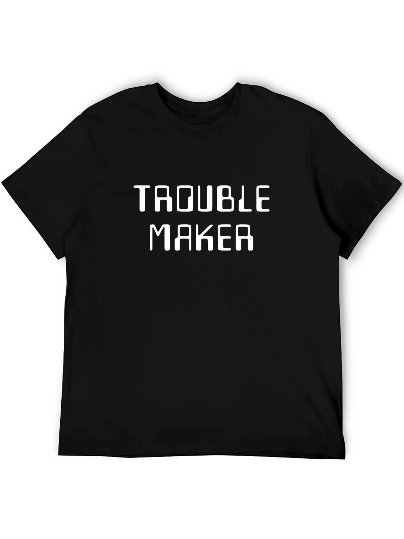 Trouble Maker Graphic Tee - Black