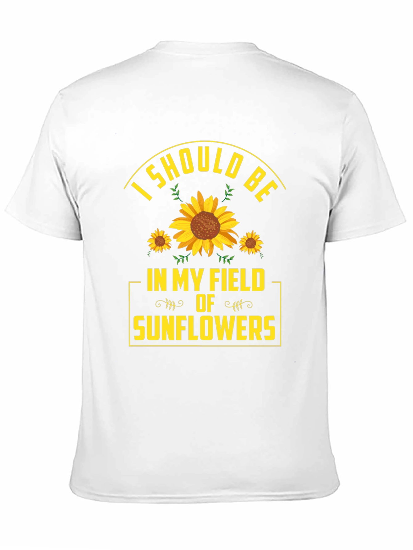 Sunflower Field Graphic T-Shirt - Nature Lover Tee