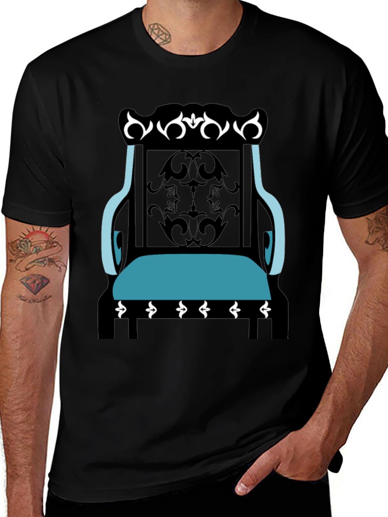 Throne Graphic Tee - Unique Design Comfortable Fit