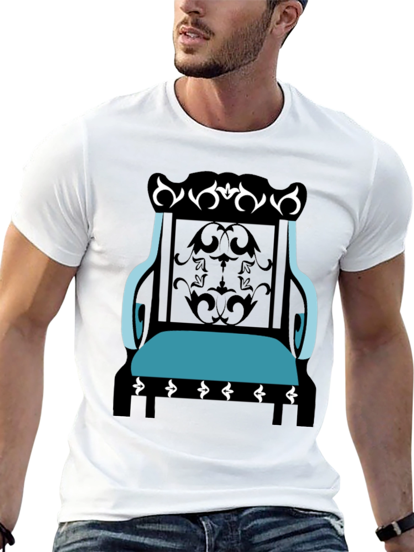 Throne Graphic Tee - Unique Design Comfortable Fit