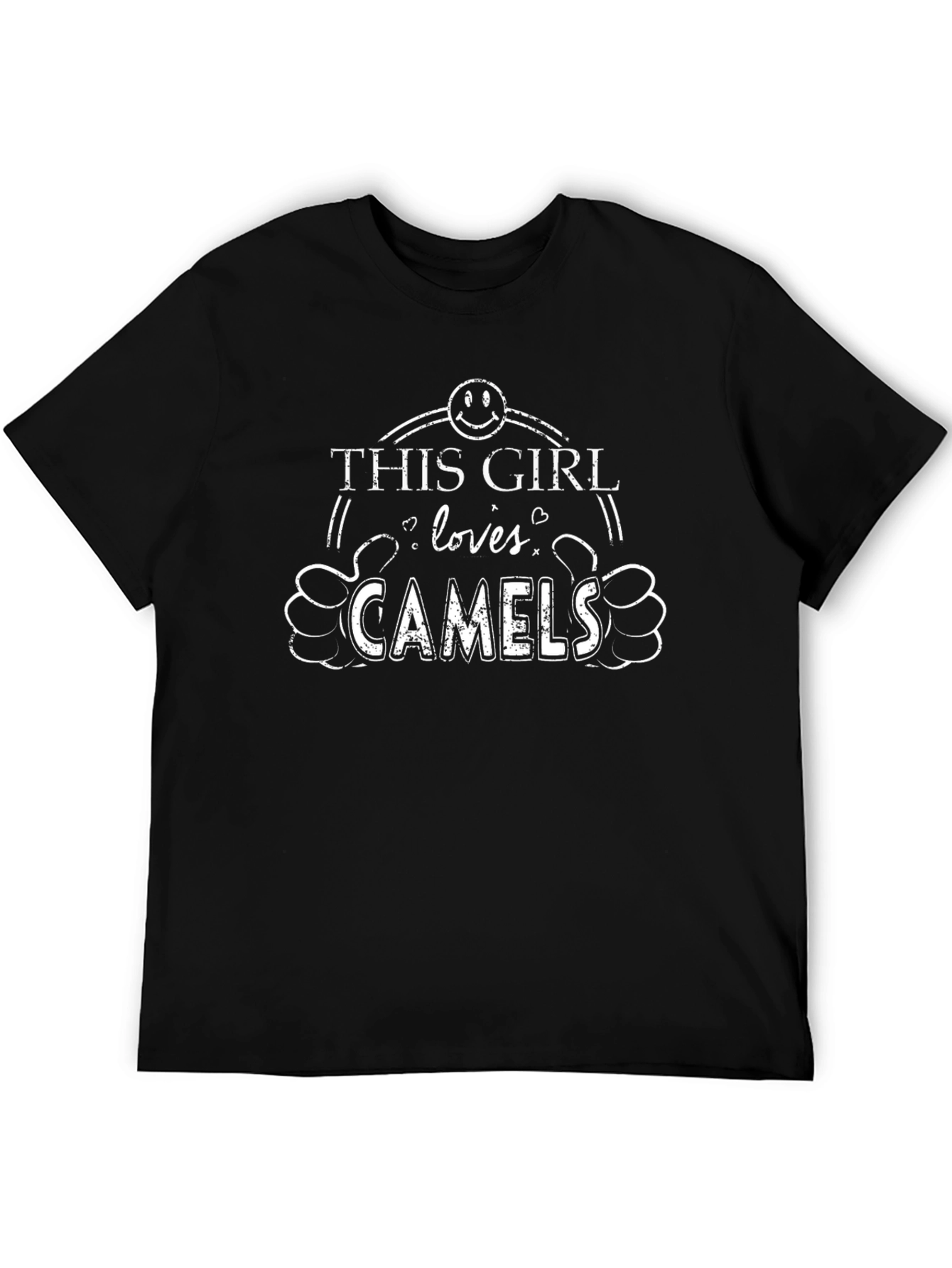This Girl Loves Camels Black T-Shirt