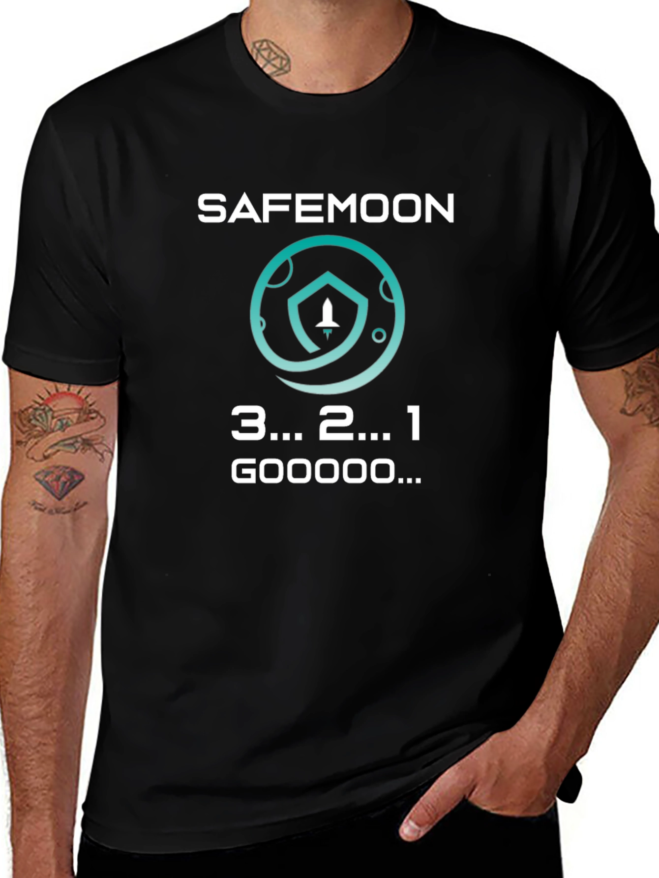 Safemoon Crypto Black T-Shirt