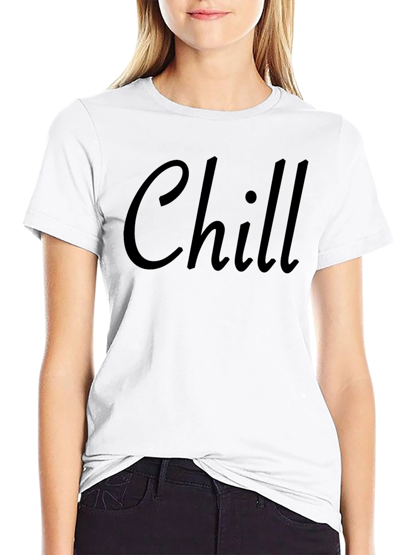 Chill Black T-Shirt Casual Wear
