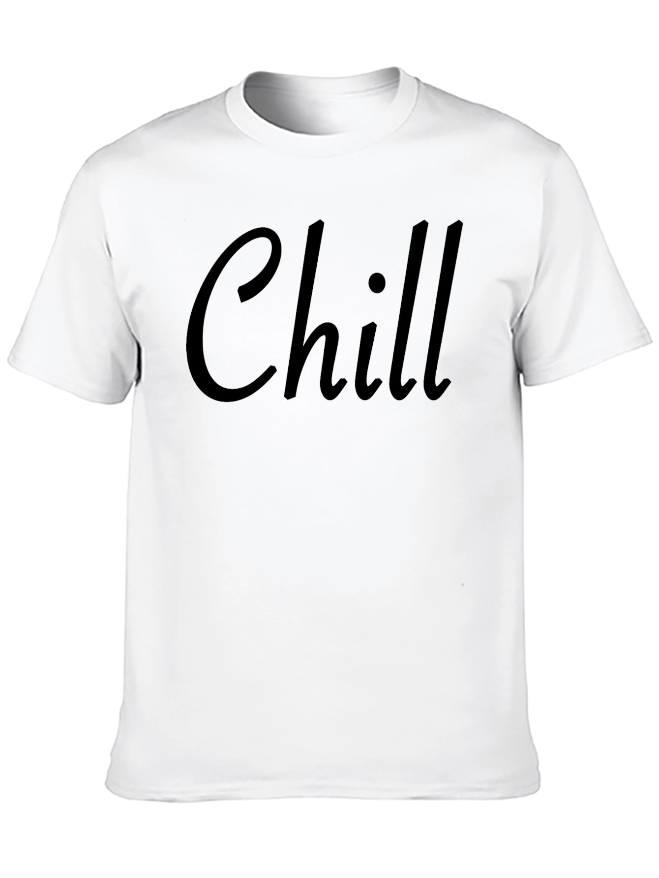 Chill Black T-Shirt Casual Wear