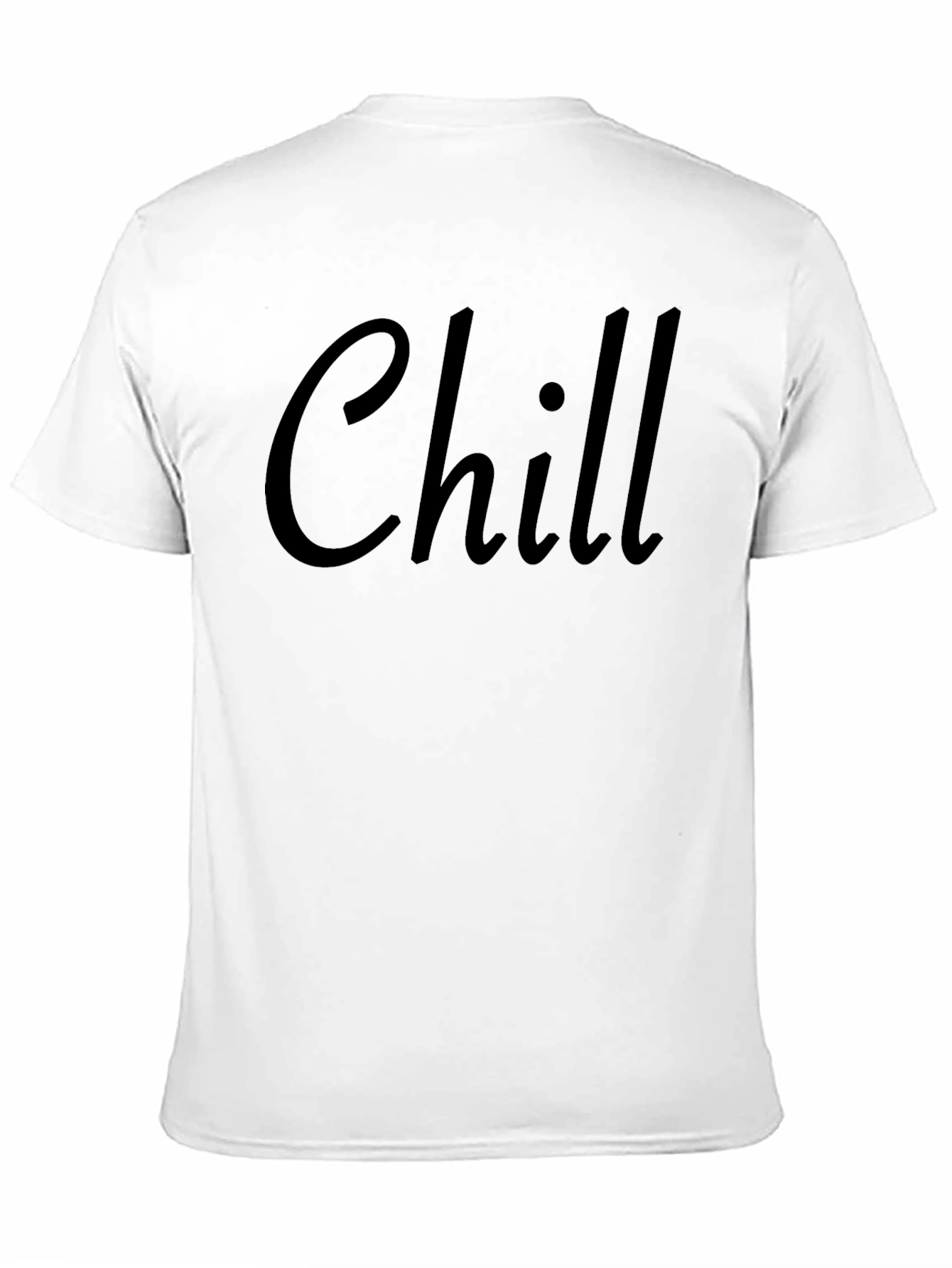 Chill Black T-Shirt Casual Wear