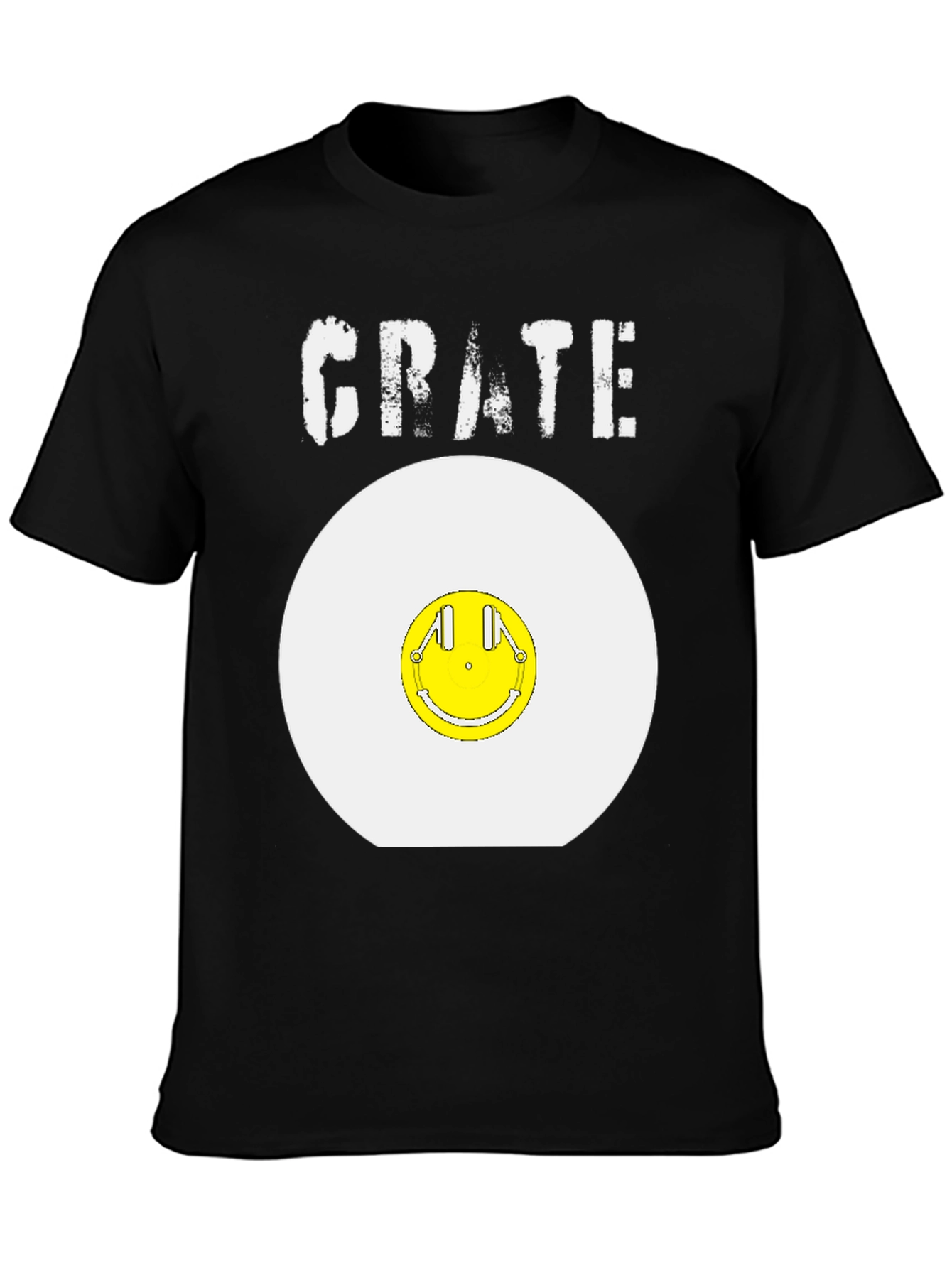 Crate DJ Record Smile T-Shirt