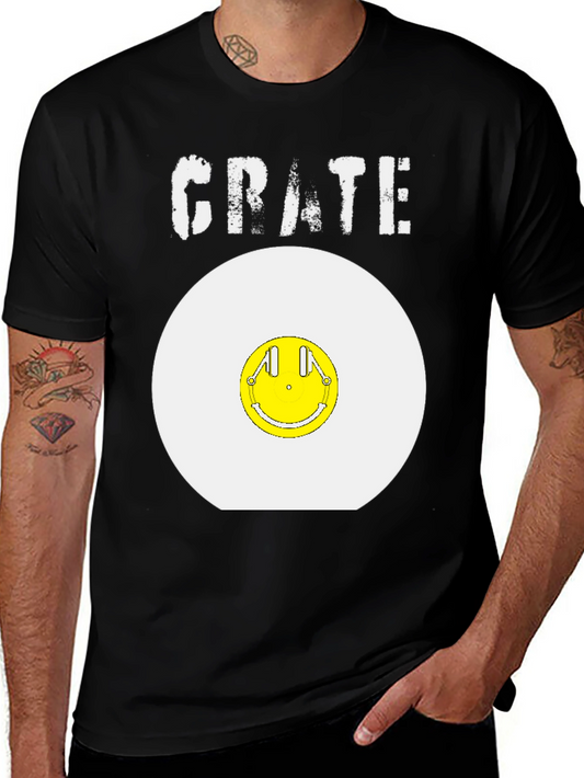Crate DJ Record Smile T-Shirt