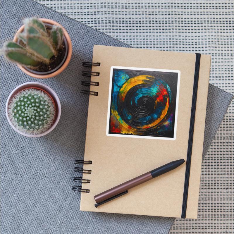 abstract painting bold colors
