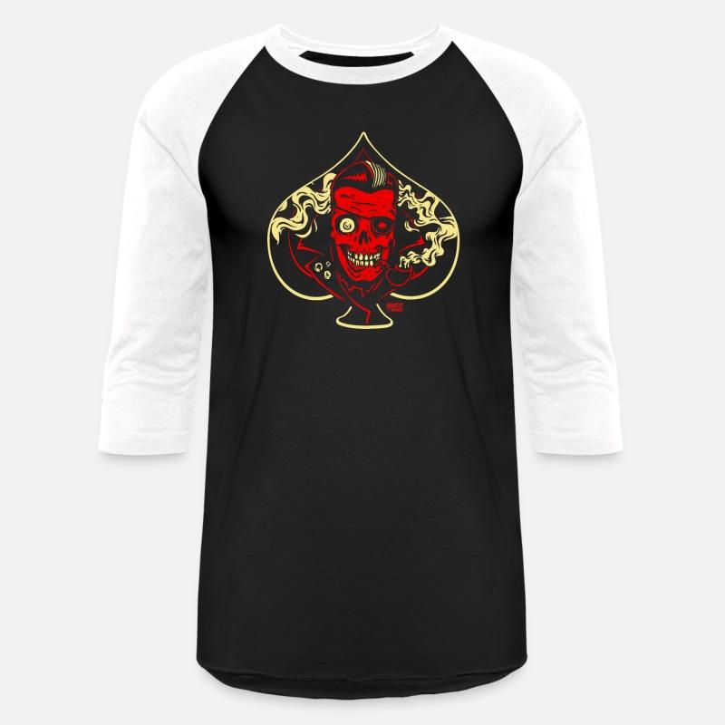 Ace of Spades Rockabilly Skull