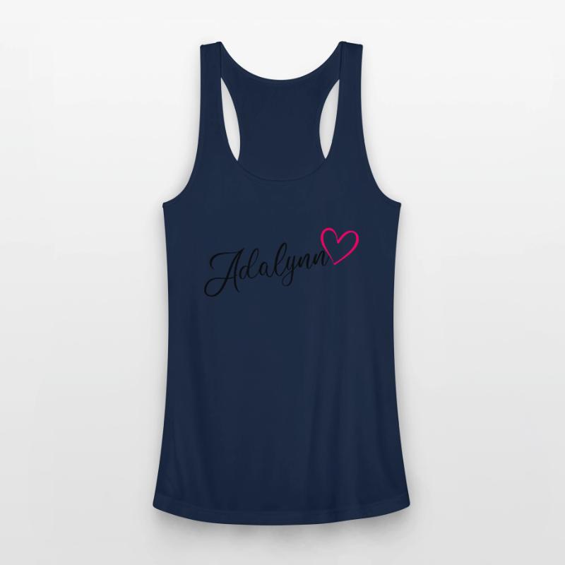 Adalynn Name Pink Heart