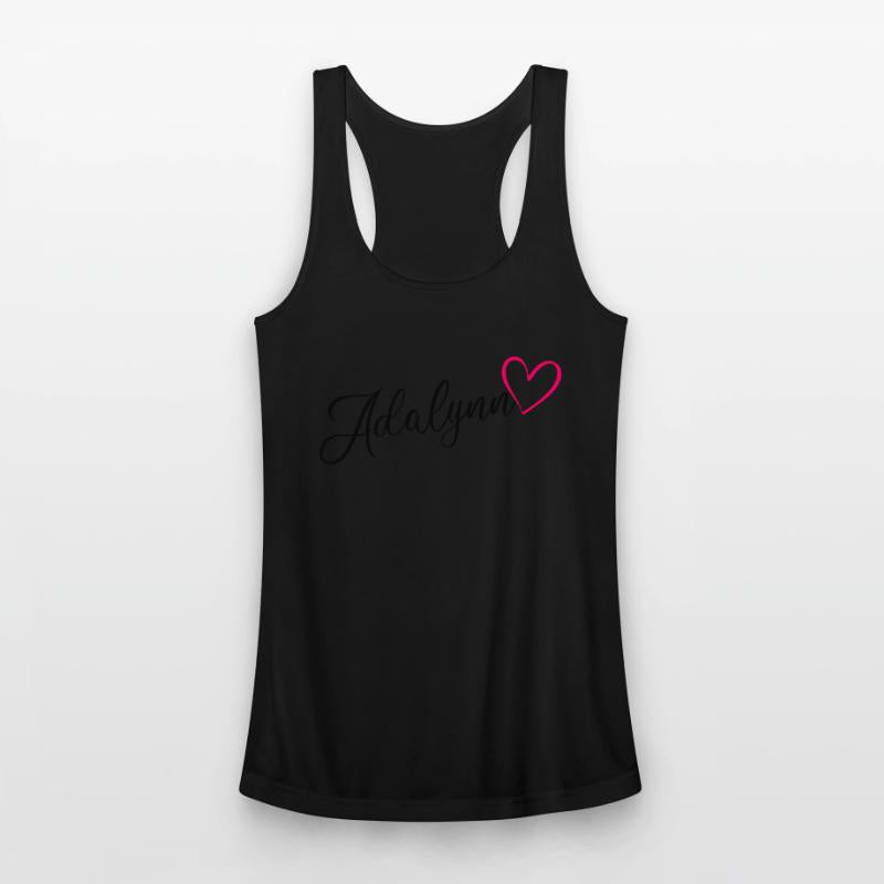 Adalynn Name Pink Heart