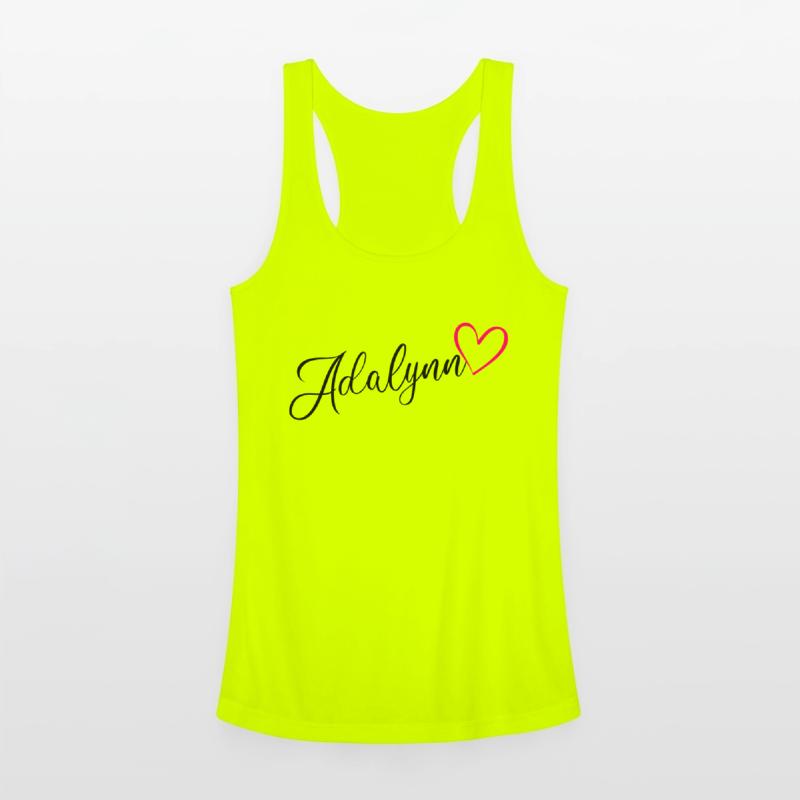 Adalynn Name Pink Heart