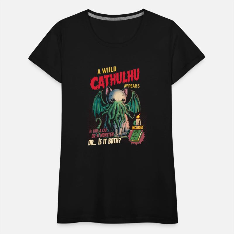 Adorable Cathulhu Cat-Lovecraft Fusion Design