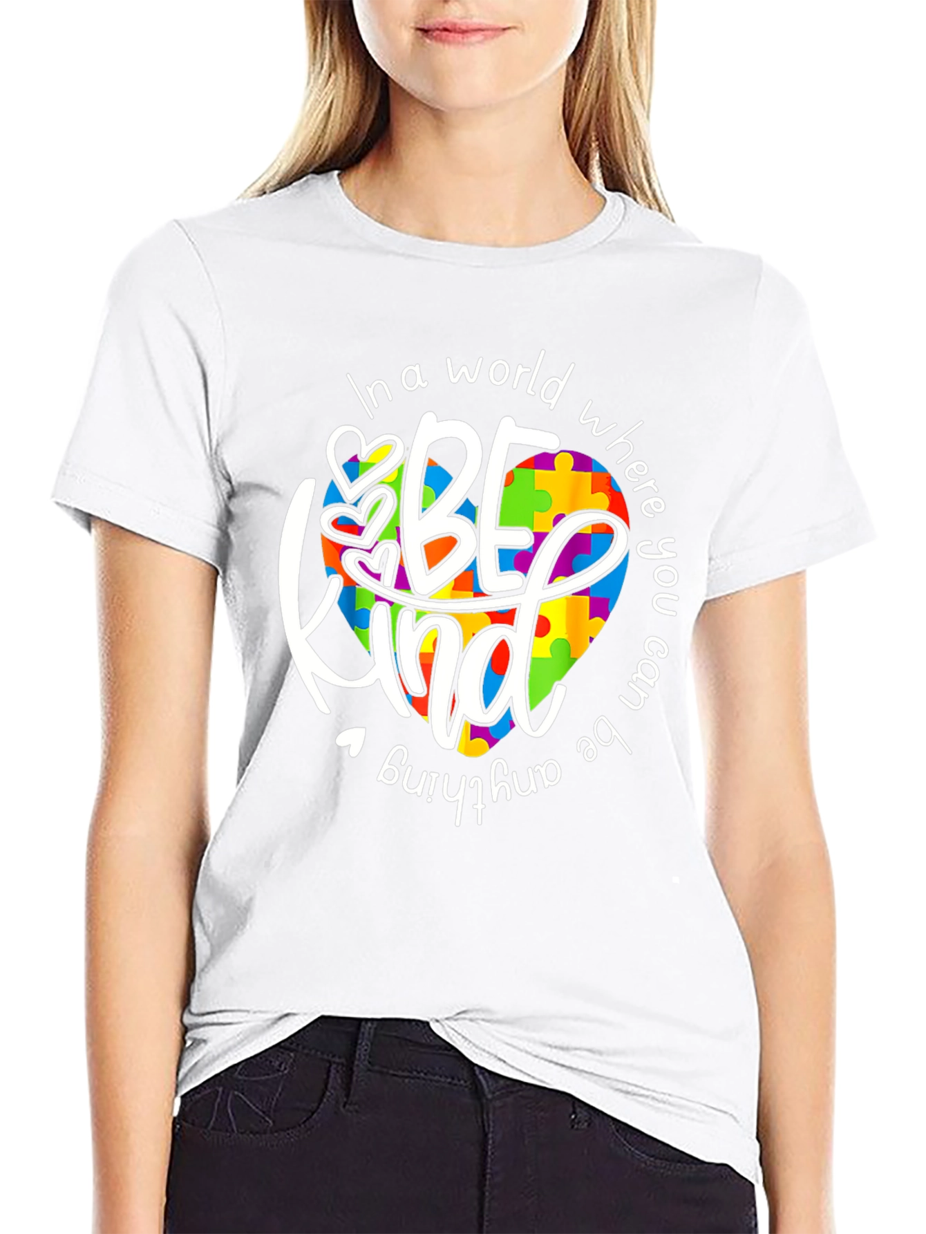 Be Kind Autism Awareness T-Shirt Black
