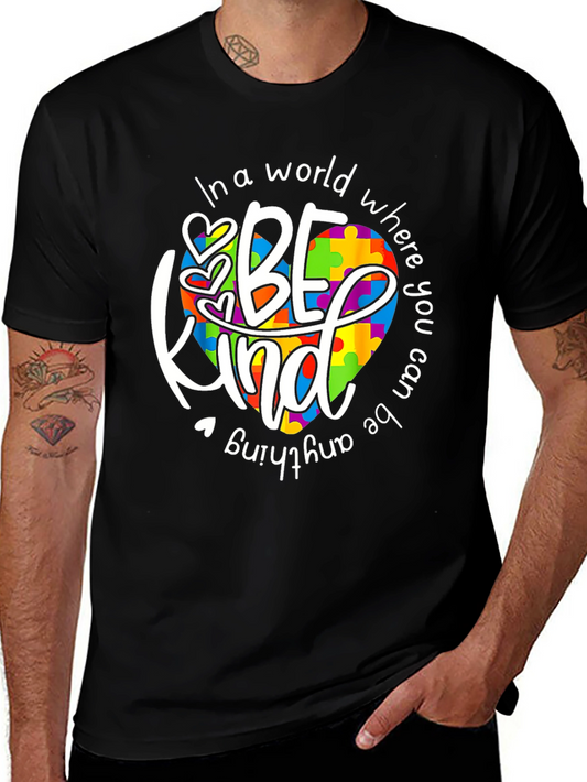 Be Kind Autism Awareness T-Shirt Black