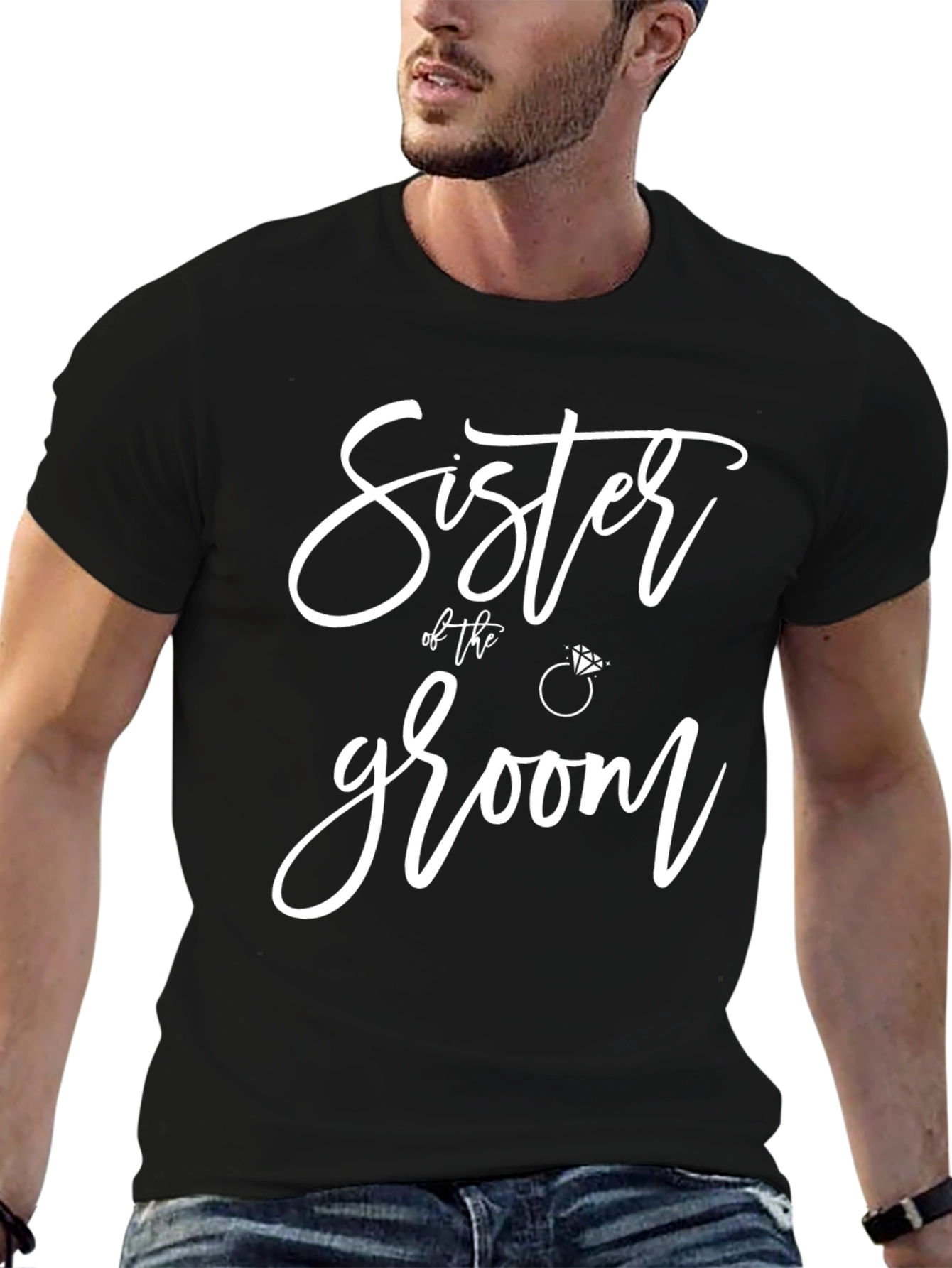 Sister of the Groom Wedding T-Shirt