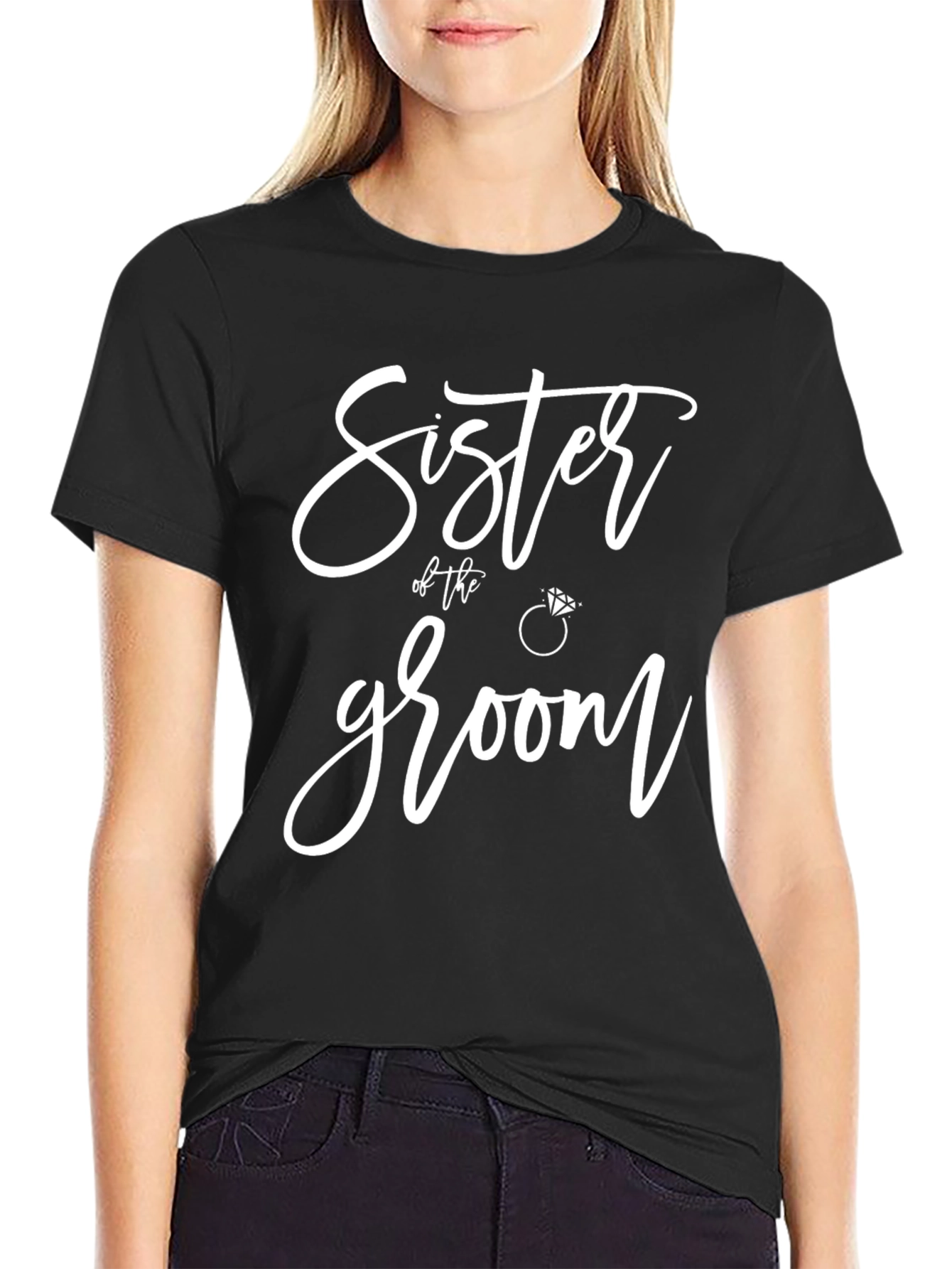 Sister of the Groom Wedding T-Shirt