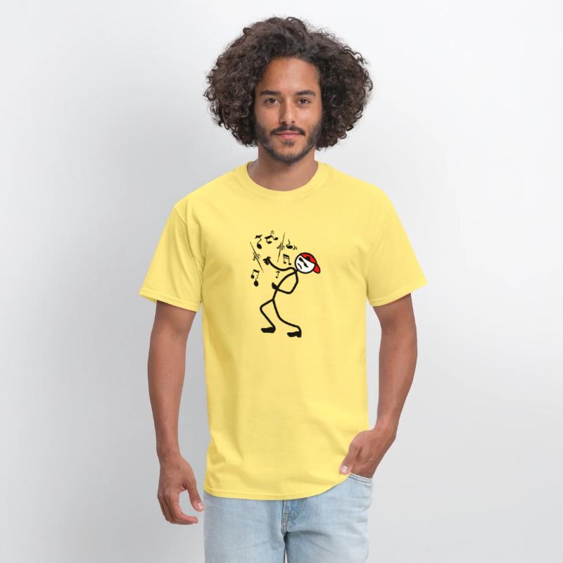 Air guitar player