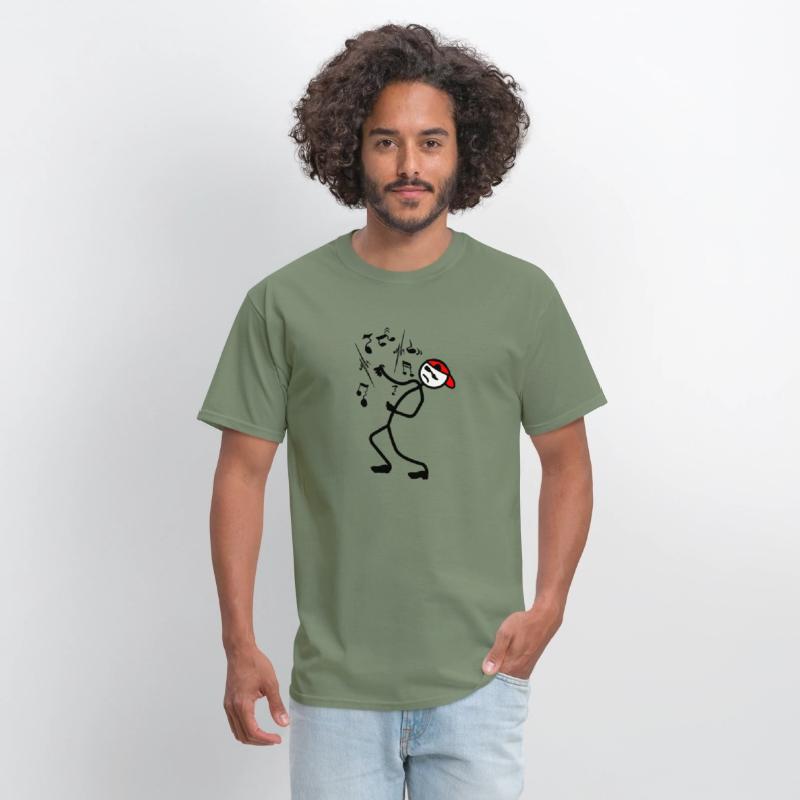 Air guitar player