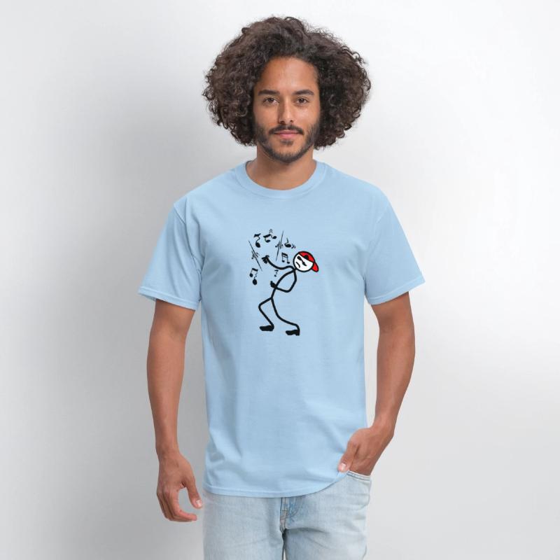 Air guitar player