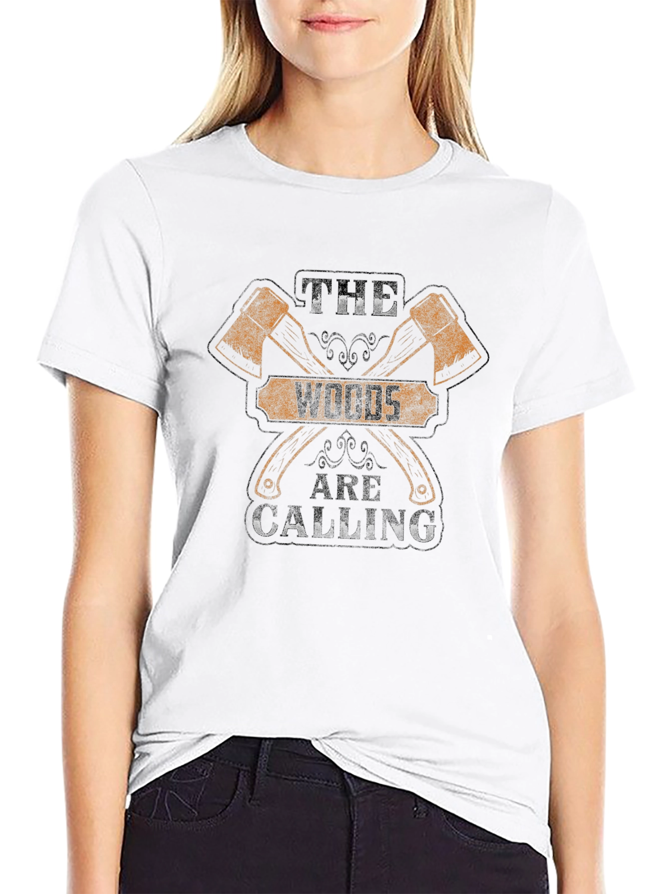 The Woods Are Calling Mens Graphic Tee