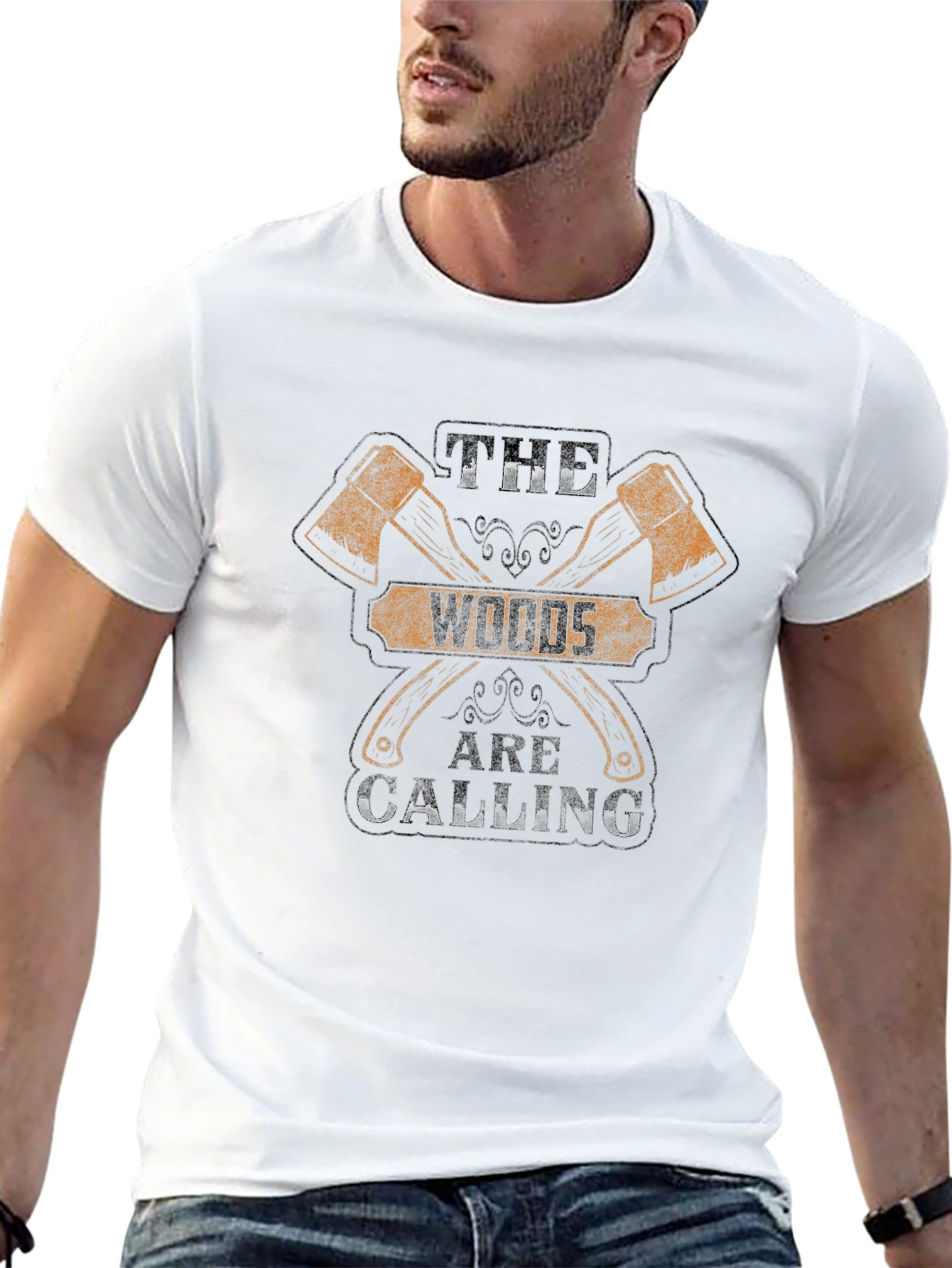 The Woods Are Calling Mens Graphic Tee