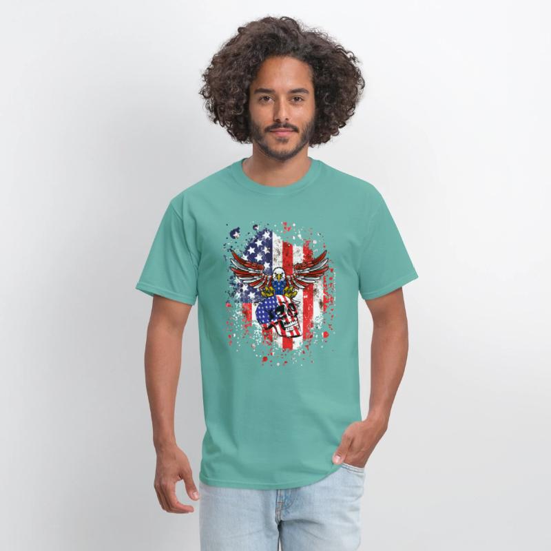American eagle skull