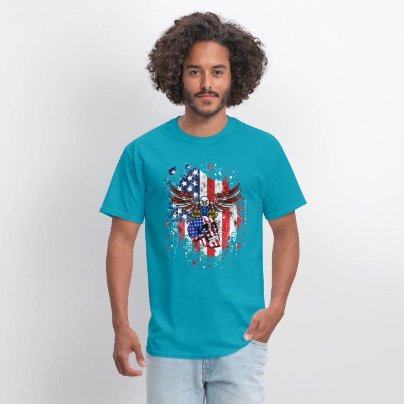 American eagle skull